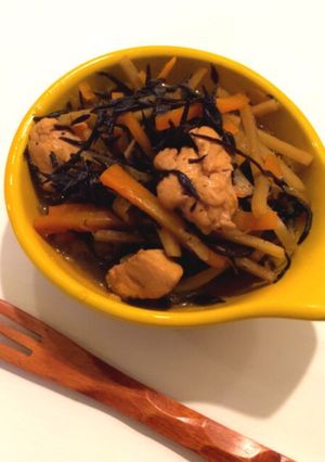 ＊身体に優しい♡鶏とひじきの煮物＊-レシピのメイン写真