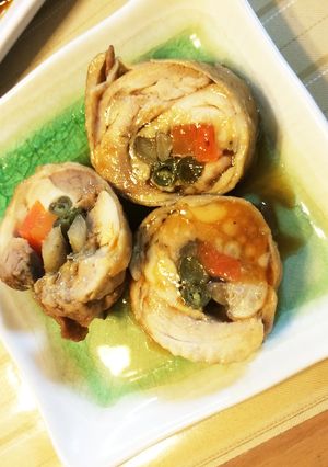 チキンロール☆野菜の鳥肉巻き-レシピのメイン写真