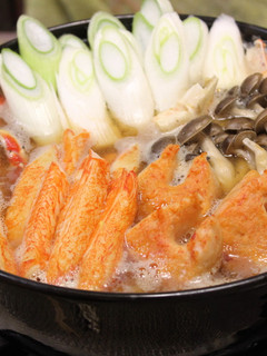 甘エビの頭と殻のお出汁でカニ鍋-レシピのメイン写真