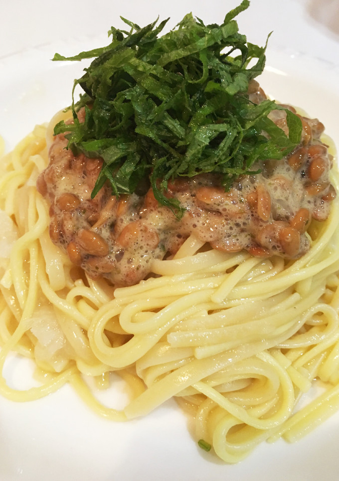 和風パスタ＊納豆と卸大根のパスタ-レシピのメイン写真