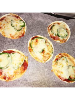 簡単 ピザ (餃子の皮)-レシピのメイン写真