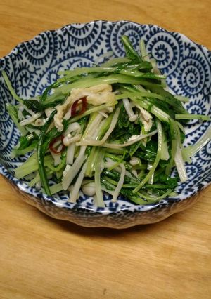 水菜の炒め煮-レシピのメイン写真