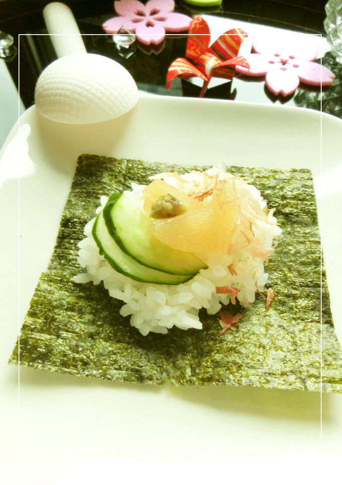 おとな味✯かずのこ＊胡瓜の手まきごはん-レシピのメイン写真