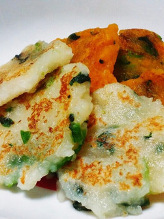 離乳食♥かぼちゃ&ほうれん草のおやき♥-レシピのメイン写真