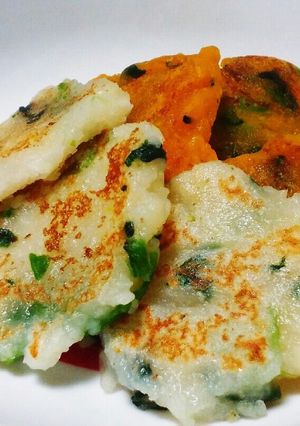 離乳食♥かぼちゃ&ほうれん草のおやき♥-レシピのメイン写真