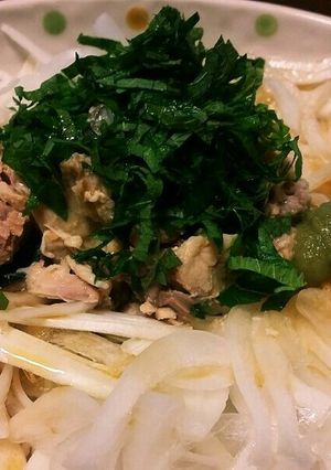 簡単ウマイ！新玉ねぎの鮭缶のっけ-レシピのメイン写真
