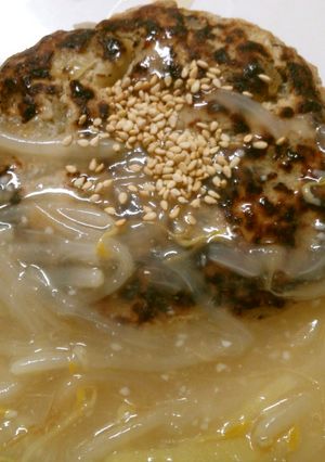 簡単！もやしソースの 豆腐ハンバーグ♪-レシピのメイン写真