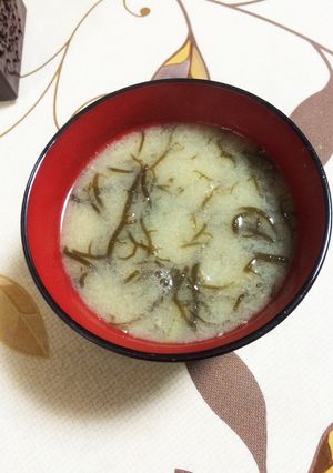 超簡単♪美味いよ！もずくのお味噌汁♪-レシピのメイン写真