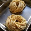 話題の時短パスタ