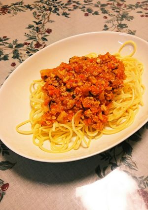 完熟トマトからミートソース-レシピのメイン写真