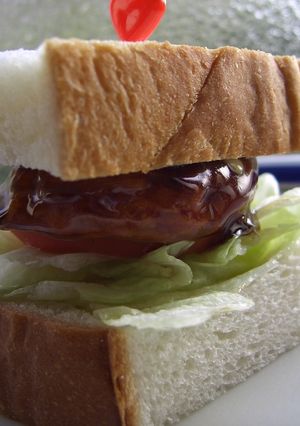 照り焼きはんバーガー-レシピのメイン写真
