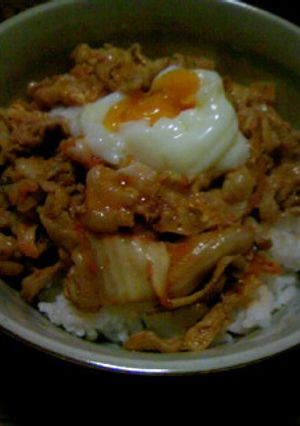 豚キムチ丼-レシピのメイン写真