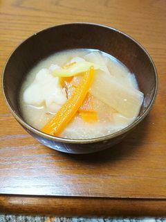 すいとん~味噌味~-レシピのメイン写真