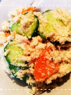 レンジだけで簡単!おからサラダ-レシピのメイン写真