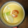 トマト☆カブの豆乳茶碗蒸しスープ