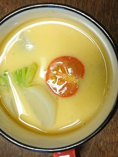 トマト☆カブの豆乳茶碗蒸しスープ-レシピのメイン写真