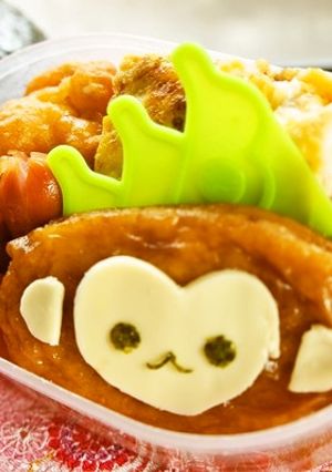 材料＆工程は3つ！5分で出来るおサルさん-レシピのメイン写真
