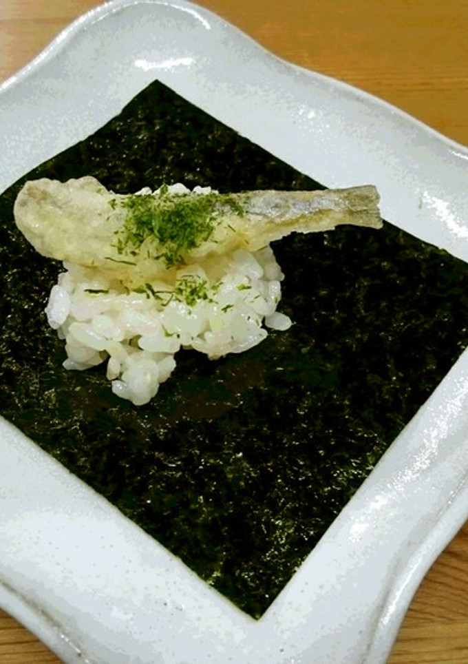 手巻きごはん☆小いわしの天ぷら-レシピのメイン写真