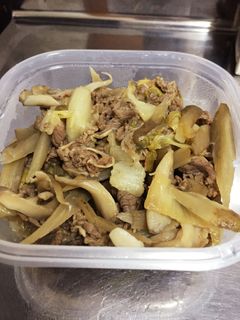 白菜、ごぼう、牛肉の炒め煮-レシピのメイン写真