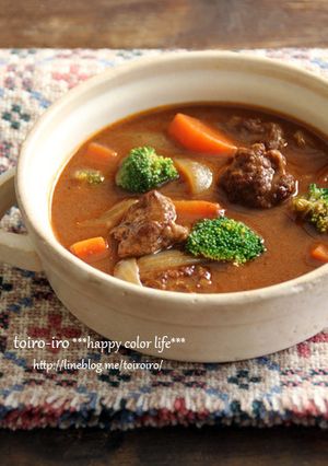 牛こま肉de時短！ビーフシチュー-レシピのメイン写真