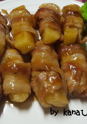 肉巻きポテト～黄金比率で簡単！甘辛ダレ⭐-レシピのメイン写真