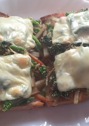 食物繊維たっぷりトースト-レシピのメイン写真