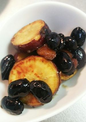 さつまいもと黒豆のはちみつ煮♡-レシピのメイン写真