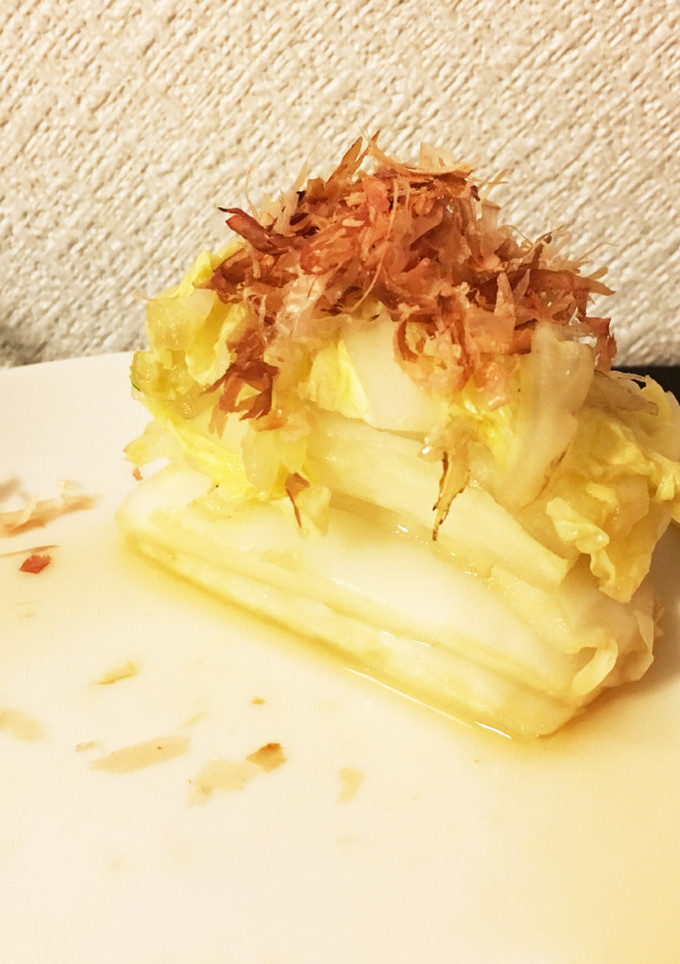 【レンジで簡単】白菜の柚子胡椒蒸し-レシピのメイン写真