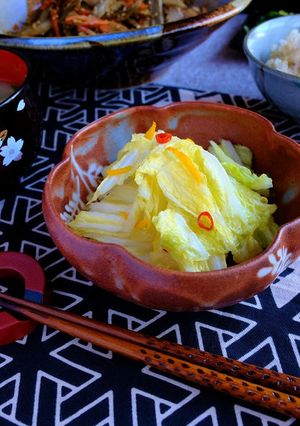白だし×はちみつ=美味しい柚子白菜!-レシピのメイン写真