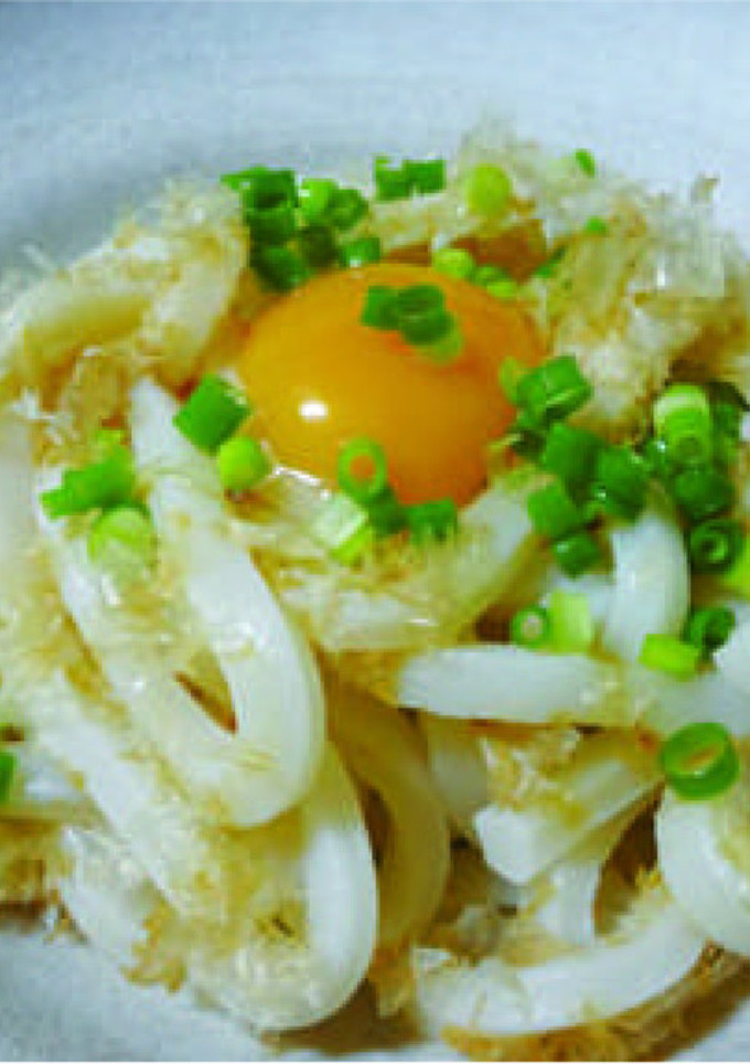 鮭節まぶし釜揚げうどん-レシピのメイン写真