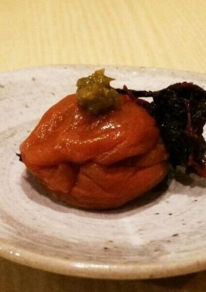 梅干しに柚子胡椒-レシピのメイン写真