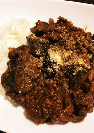 フライパン1つで茄子の本格キーマカレー-レシピのメイン写真