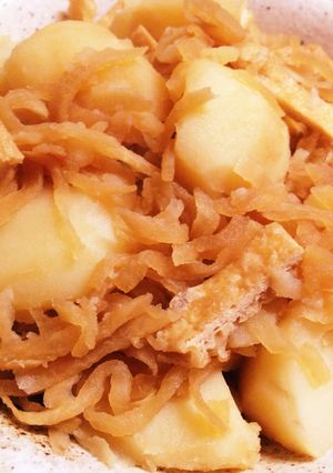 大好きっ！切り干し大根とじゃがいもの煮物-レシピのメイン写真