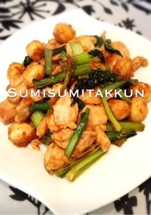 うずらの卵と胸肉の簡単ソテー☆-レシピのメイン写真