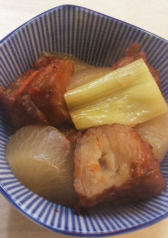 簡単！めんつゆでさつま揚げと大根の煮物-レシピのメイン写真