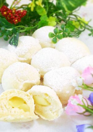 ココナッツとハチミツ林檎の♡白ちぎりパン-レシピのメイン写真