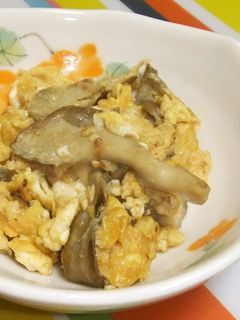 舞茸のオイスター卵とじ-レシピのメイン写真