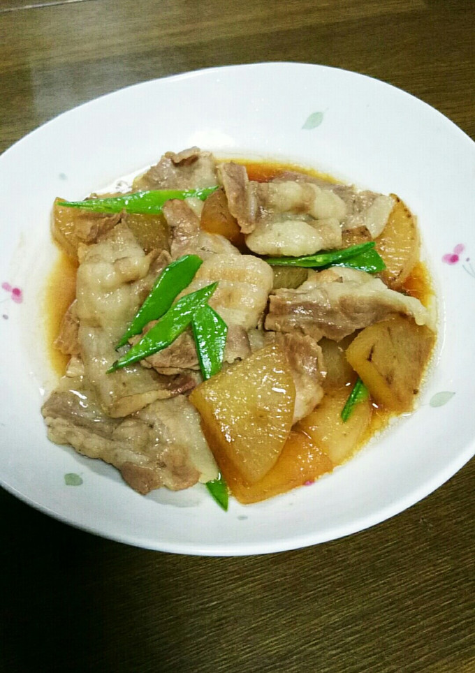 豚バラと大根のすき焼き風煮込み-レシピのメイン写真