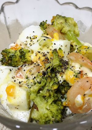 えびと卵とブロッコリーのサラダ-レシピのメイン写真
