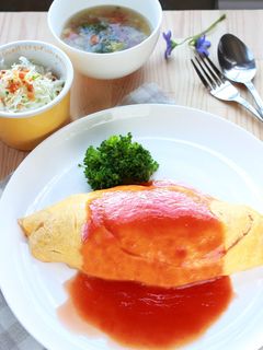 ご飯も卵もとろとろ!簡単絶品オムライス-レシピのメイン写真