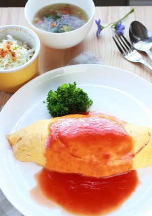 ご飯も卵もとろとろ！簡単絶品オムライス-レシピのメイン写真