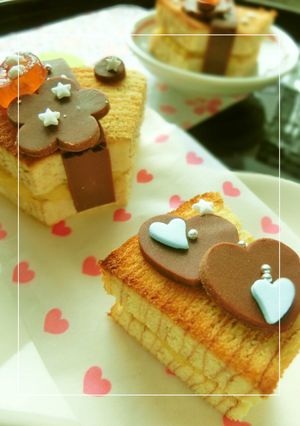 生チョコ＊スイートポテトなバウムクーヘン-レシピのメイン写真