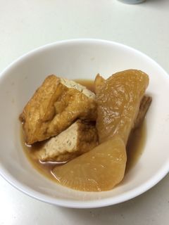 圧力鍋で、大根と厚揚げの煮物-レシピのメイン写真