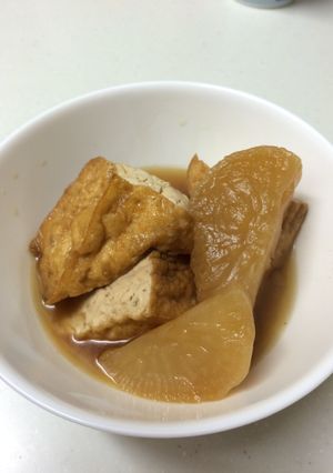 圧力鍋で、大根と厚揚げの煮物-レシピのメイン写真