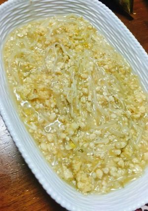 ダイエットに最適エノキと豆腐のあんかけ-レシピのメイン写真
