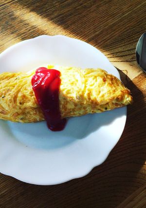 バジルとクリームチーズのオムレツ-レシピのメイン写真