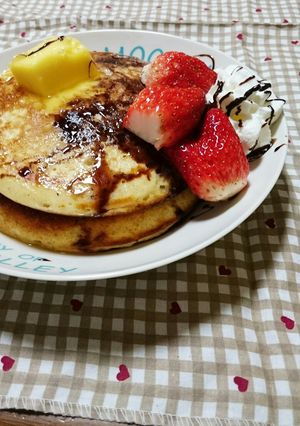 調理室ﾖﾘ～保育園のホットケーキ(^^)-レシピのメイン写真