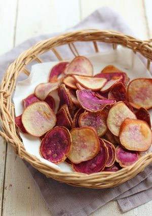 シンプルで美味しい！さつま芋チップ-レシピのメイン写真