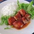 クラシコソースでカフェ風チキンプレート