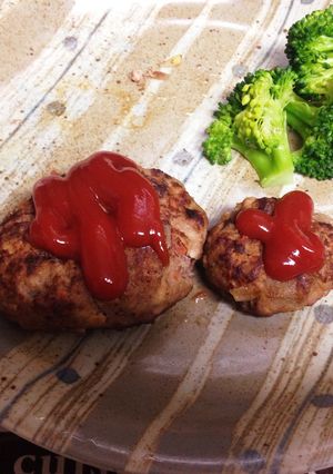 半分豆腐ハンバーグ♡-レシピのメイン写真